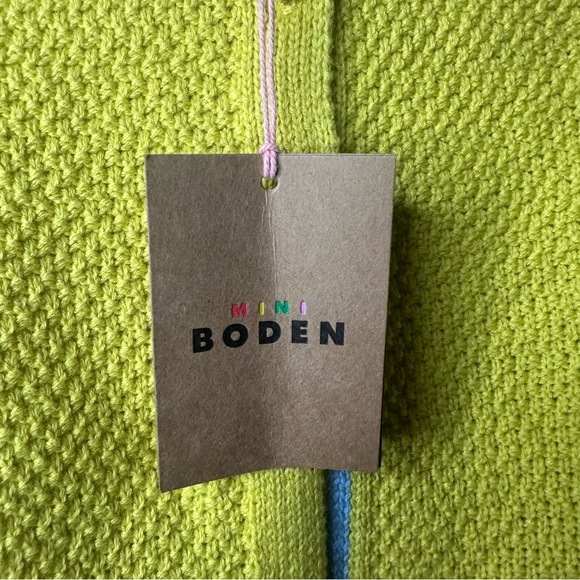 Mini Boden Women's Vibrant Yellow Knit Jacket - Picture 4 of 5